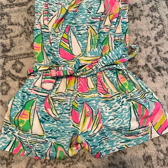 Lilly Pulitzer Sail Strapless Romper - Picture 2 of 3
